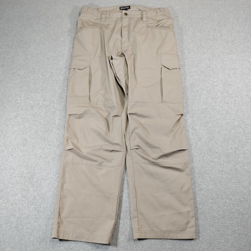 Vertx Fusion LT Stretch Tactical Pants Mens 34x30 Khaki 37.5 Tech Cargo